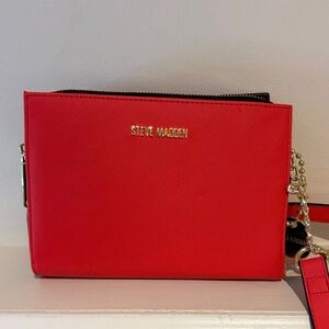 Steve Madden Bold Red Crossbody Bag